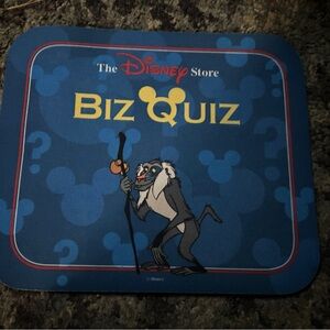 Disney Blue Biz Quiz Mouse Pad